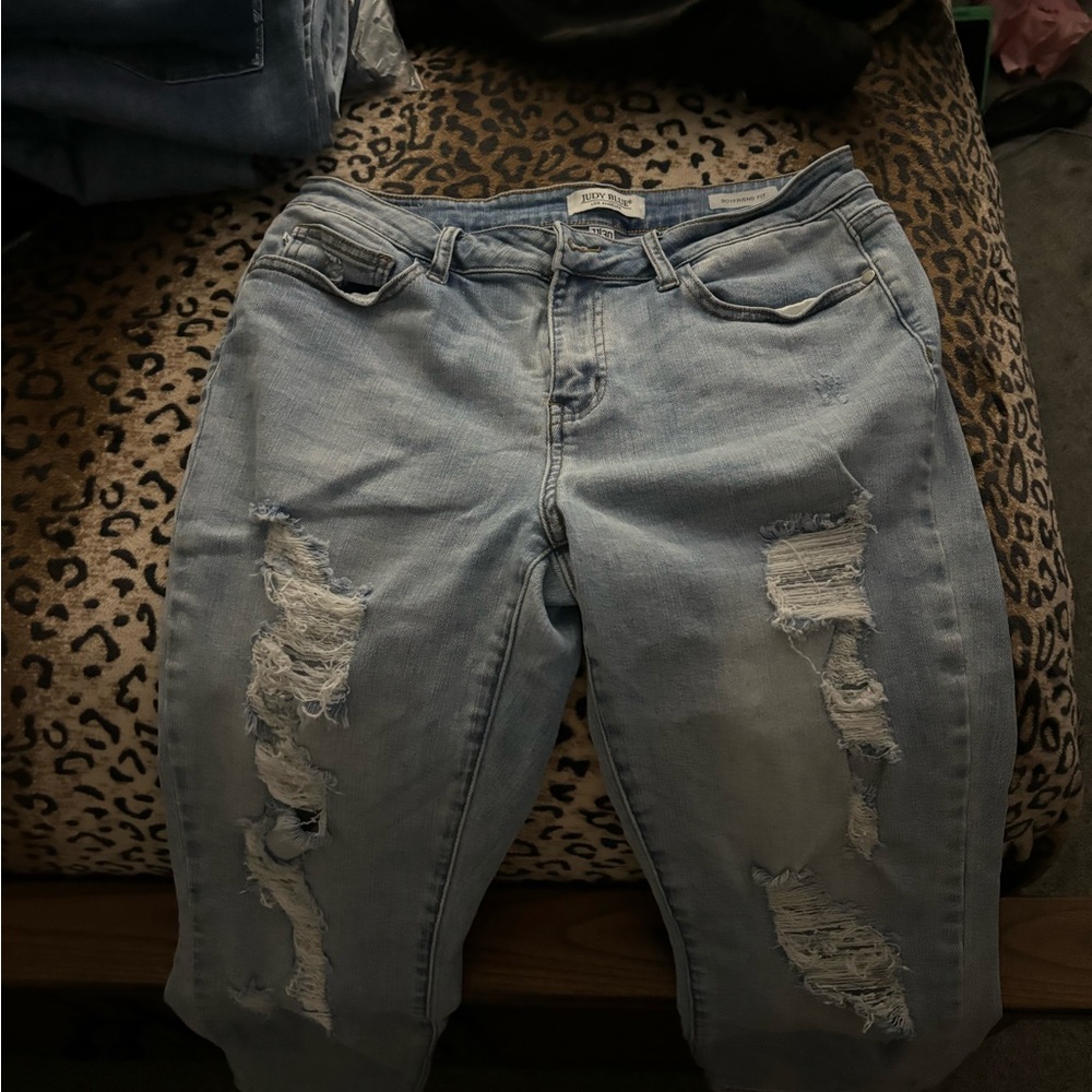 Judy blue boyfriend fit jeans